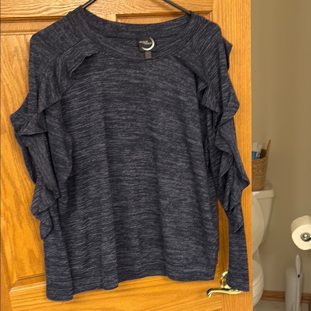 Coldwater Creek Women's Navy Top
